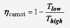 Carnot Efficiency